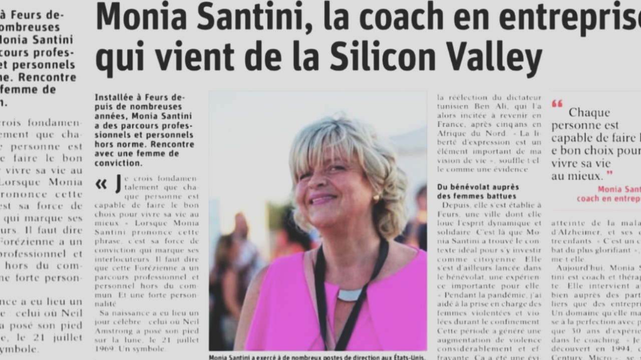 Monia Santini, la coach en entreprise qui vient de la Silicon Valley